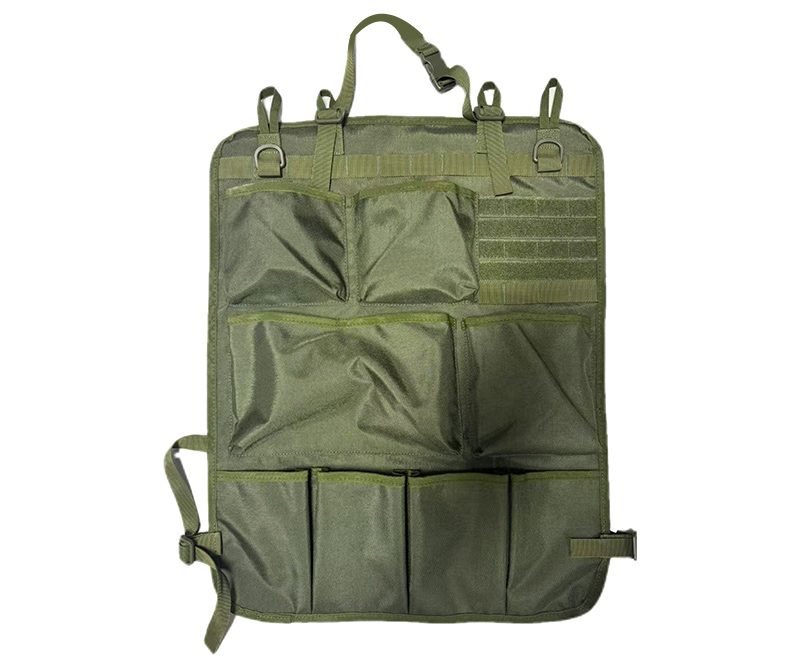 Car Seat Back Pocket Organizer Headrest Storage Molle Backseat Storage Bag