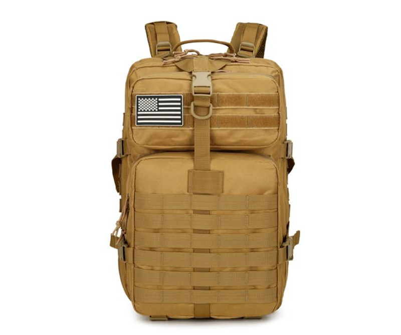 45L Tactical MOLLE Assault Backpack for Outdoor & Military-Style Use