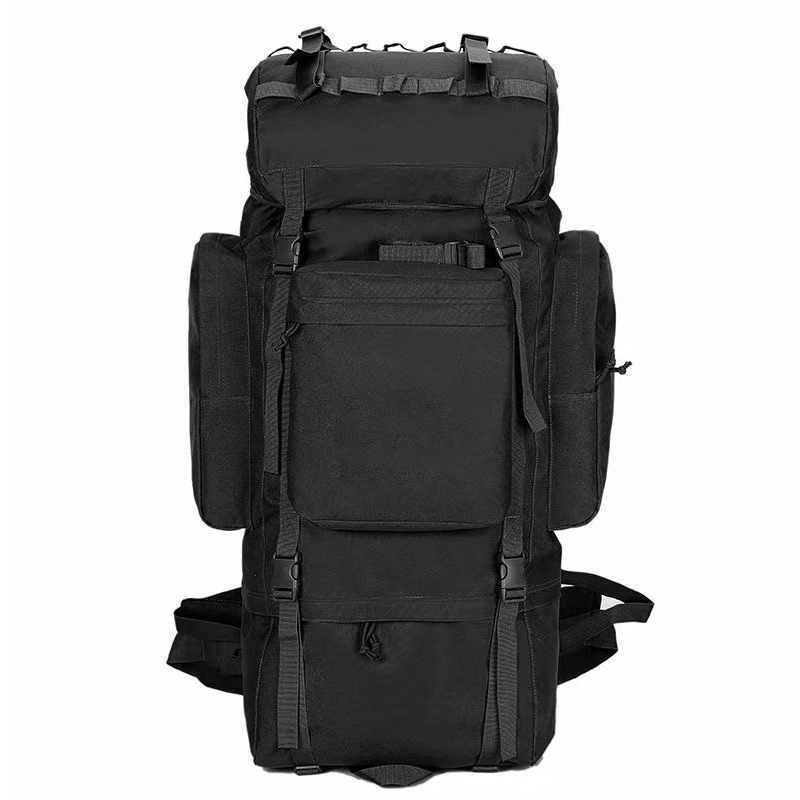 100L Large Capacity Outdoor Hiking Rucksack with U-Shape Steel Frame Support