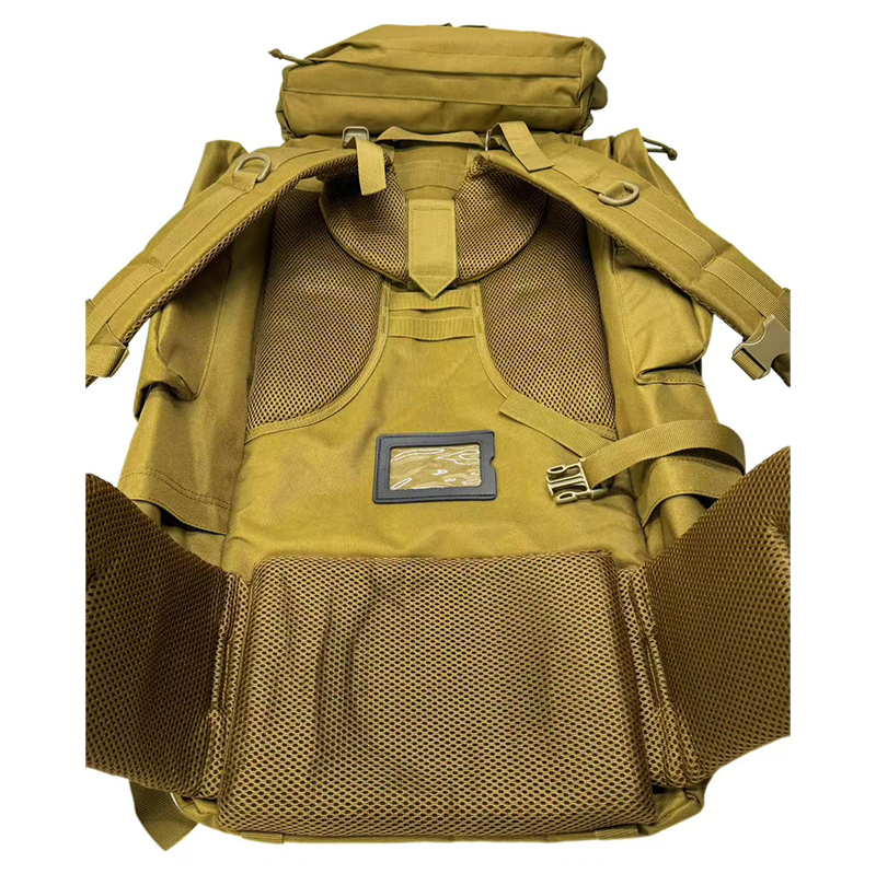 100L Large Capacity Outdoor Hiking Rucksack with U-Shape Steel Frame Support